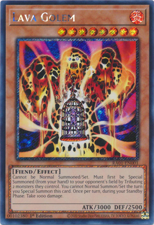 Yugioh - Lava Golem *Select Your Rarity* RA01-EN001 (NM)