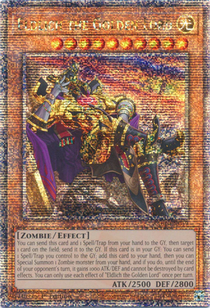 Yugioh - Eldlich the Golden Lord [Alt Art] *Select Rarity* RA01-EN019 (NM)