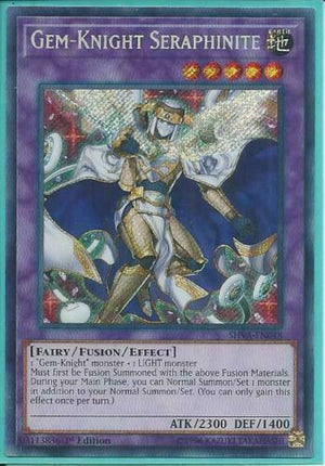Yugioh Card - Gem-Knight Seraphinite *Secret Rare* SHVA-EN048 (NM)