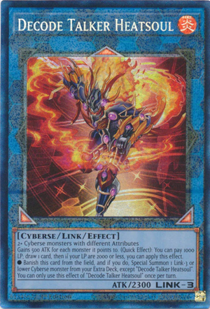 Yugioh - Decode Talker Heatsoul *Select Rarity* RA01-EN048 (NM)