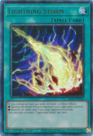 Yugioh - Lightning Storm *Select Rarity* RA01-EN061 (NM)