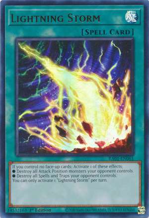 Yugioh - Lightning Storm *Select Rarity* RA01-EN061 (NM)