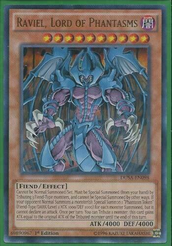 Yugioh Card - Raviel, Lord of Phantasms *Ultra Rare* DUSA-EN098 (NM)