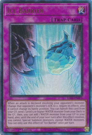 Yugioh - Ice Barrier *Select Rarity* RA01-EN071 (NM)