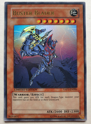 Yugioh Card - Buster Blader *Ultra Rare* YAP1-EN006 (NM)