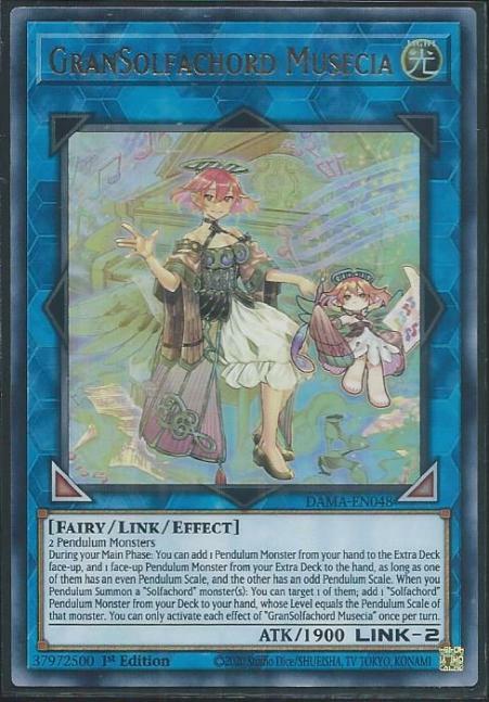 Yugioh - GranSolfachord Musecia *Ultra Rare* DAMA-EN048 (NM)