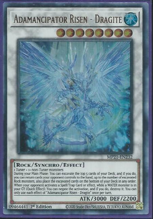 Yugioh - Adamancipator Risen - Dragite *Ultra Rare* MP21-EN232 (NM/M)