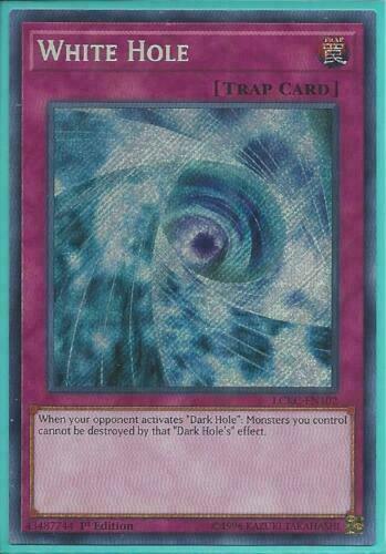 Yugioh Card - White Hole *Secret Rare* LCKC-EN102 (NM)