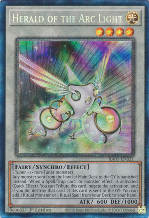 Yugioh - Herald of the Arc Light *Select Rarity* RA01-EN031 (NM)