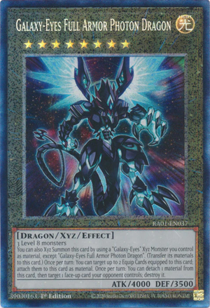 Yugioh - Galaxy-Eyes Full Armor Photon Dragon *Select Rarity* RA01-EN037 (NM)