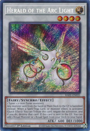 Yugioh - Herald of the Arc Light *Select Rarity* RA01-EN031 (NM)