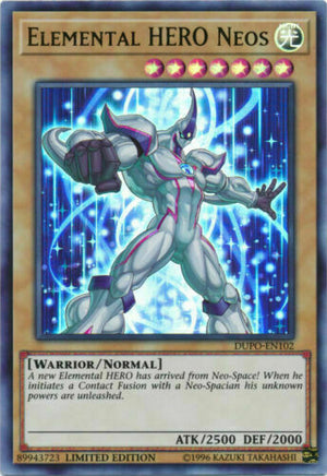 Yugioh Card - Elemental Hero Neos *Ultra Rare* DUPO-EN102 (NM/M)