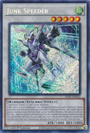 Yugioh - Junk Speeder *Select Rarity* RA01-EN032 (NM)