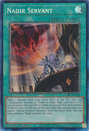 Yugioh - Nadir Servant *Select Rarity* RA01-EN062 (NM)