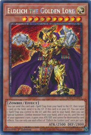 Yugioh - Eldlich the Golden Lord *Select Rarity* RA01-EN019 (NM)