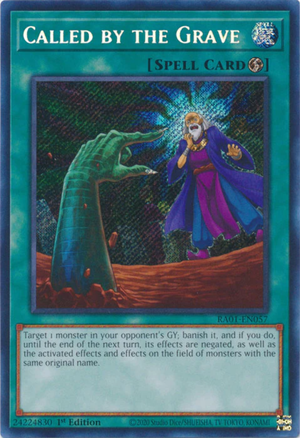 Yugioh - Called by the Grave *Select Rarity* RA01-EN057 (NM)
