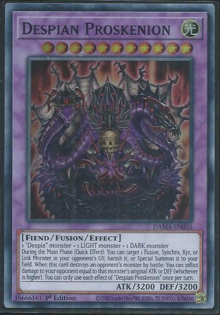 Yugioh - Despian Proskenion *Super Rare* DAMA-EN035 (NM/M)