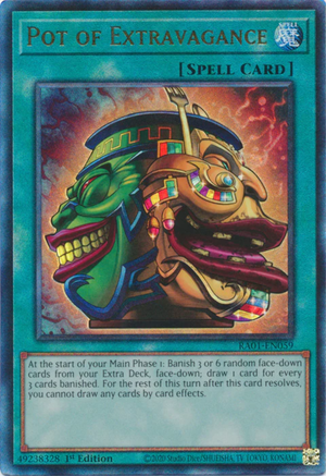 Yugioh - Pot of Extravagance *Select Rarity* RA01-EN059 (NM)