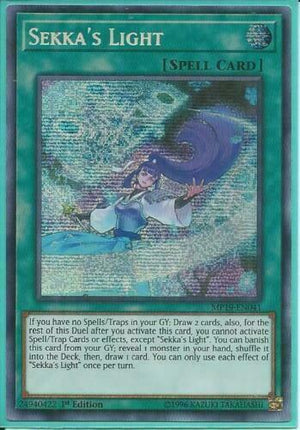 Yugioh Card - Sekka’s Light *Prismatic Secret Rare* MP19-EN041 (NM/M)