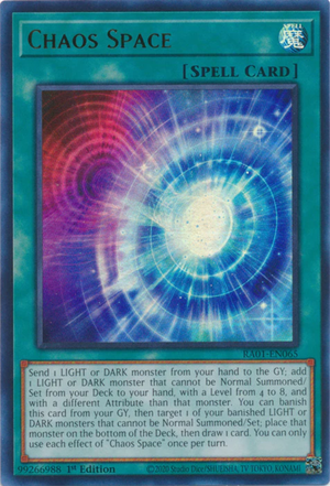 Yugioh - Chaos Space *Select Rarity* RA01-EN065 (NM)
