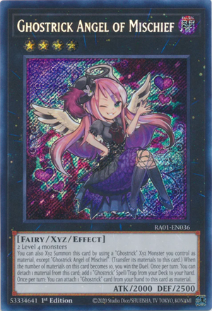 Yugioh - Ghostrick Angel of Mischief *Select Rarity* RA01-EN036 (NM)