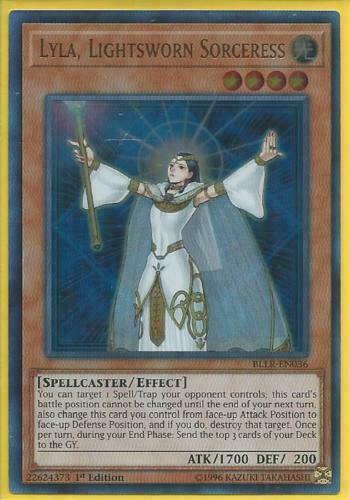 Yugioh Card - Lyla, Lightsworn Sorceress *Ultra Rare* BLLR-EN036 (NM/M)
