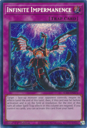 Yugioh - Infinite Impermanence *Select Rarity* RA01-EN075 (NM)