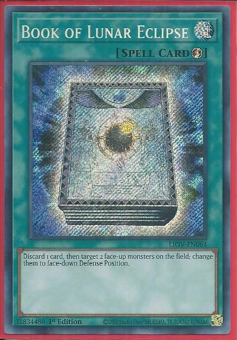 Yugioh - Book of Lunar Eclipse *Secret Rare* LIOV-EN064 (NM)