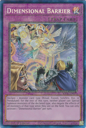 Yugioh - Dimensional Barrier *Select Rarity* RA01-EN072 (NM)