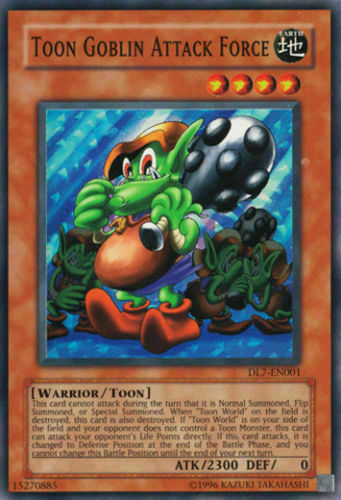 Yugioh Card - Toon Goblin Attack Force *Super Rare* DL7-EN001 (NM)