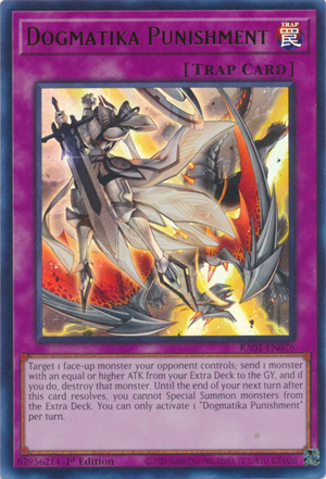 Yugioh - Dogmatika Punishment *Select Rarity* RA01-EN076 (NM)