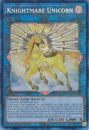 Yugioh - Knightmare Unicorn *Select Rarity* RA01-EN043 (NM)