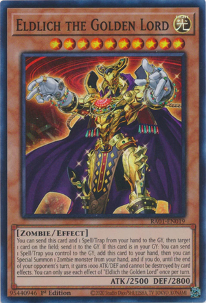 Yugioh - Eldlich the Golden Lord *Select Rarity* RA01-EN019 (NM)