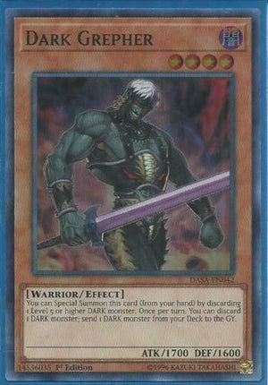 Yugioh Card - Dark Grepher *Super Rare* DASA-EN042 (NM)
