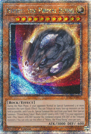 Yugioh - Nibiru, the Primal Being *Select Rarity* RA01-EN015 (NM)