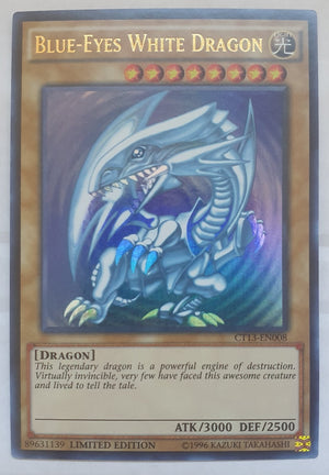 Yugioh Card - Blue-Eyes White Dragon [SDK Art] *Ultra Rare* CT13-EN008 (LP)