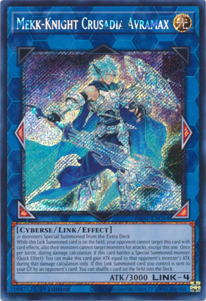 Yugioh - Mekk-Knight Crusadia Avramax *Select Rarity* RA01-EN044 (NM)