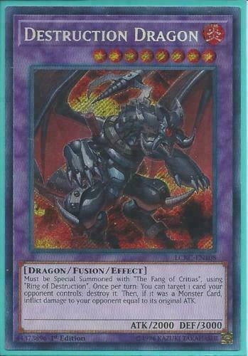 Yugioh Card - Destruction Dragon *Secret Rare* LCKC-EN108 (NM/M)