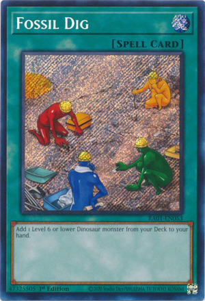 Yugioh - Fossil Dig *Select Rarity* RA01-EN053 (NM)