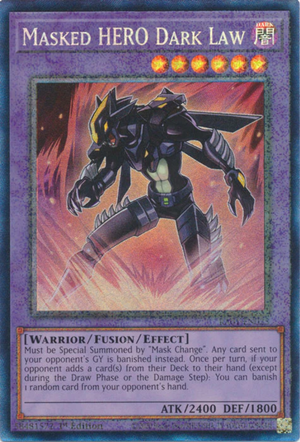 Yugioh - Masked HERO Dark Law *Select Rarity* RA01-EN025 (NM)