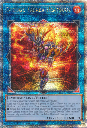 Yugioh - Decode Talker Heatsoul *Select Rarity* RA01-EN048 (NM)