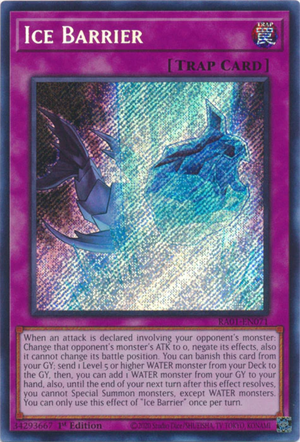 Yugioh - Ice Barrier *Select Rarity* RA01-EN071 (NM)