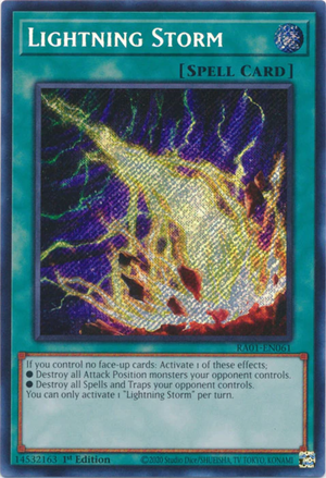 Yugioh - Lightning Storm *Select Rarity* RA01-EN061 (NM)