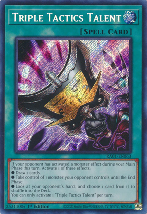 Yugioh - Triple Tactics Talent *Select Rarity* RA01-EN063 (NM)