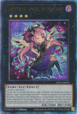 Yugioh - Ghostrick Angel of Mischief *Select Rarity* RA01-EN036 (NM)