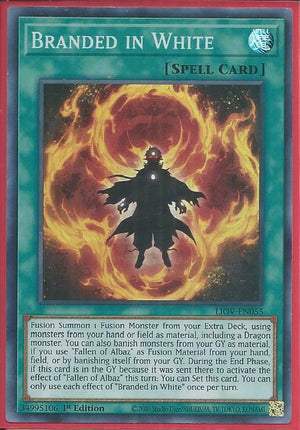 Yugioh - Branded in White *Super Rare* LIOV-EN055 (NM/M)