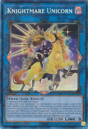 Yugioh - Knightmare Unicorn [Alt Art] *Select Rarity* RA01-EN043 (NM)