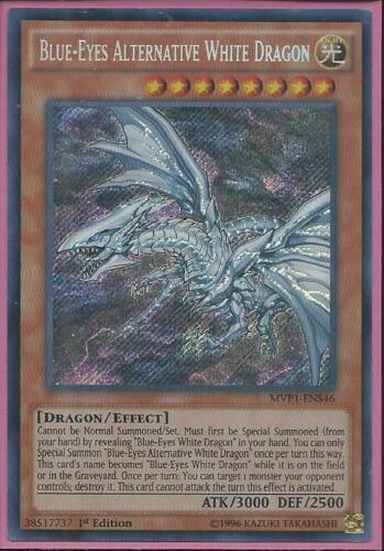 Yugioh - Blue-Eyes Alternative White Dragon *Secret Rare* MVP1-ENS46 (NM)