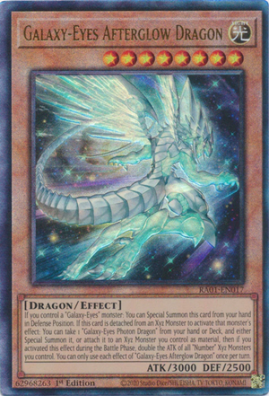 Yugioh - Galaxy-Eyes Afterglow Dragon *Select Rarity* RA01-EN017 (NM)
