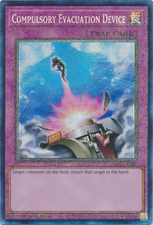 Yugioh - Compulsory Evacuation Device *Select Rarity* RA01-EN069 (NM)